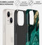 BURGA Telefoonhoesje voor iPhone 14 - Schokbestendige Hardcase Hoesje - Emerald Pool