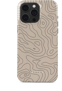 BURGA Telefoonhoesje voor iPhone 15 PRO MAX - Schokbestendige Hardcase Hoesje - Wild Terrain