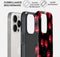 BURGA Telefoonhoesje voor iPhone 15 PRO MAX - Schokbestendige Hardcase Hoesje - Cherrybomb