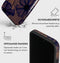 BURGA Telefoonhoesje voor iPhone 15 PRO MAX - Schokbestendige Hardcase Hoesje - Velvet Night