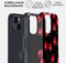 BURGA Telefoonhoesje voor iPhone 15 - Schokbestendige Hardcase Hoesje - Cherrybomb