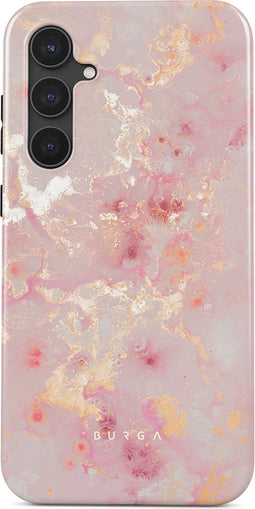 BURGA Telefoonhoesje voor Samsung Galaxy S23 FE - Schokbestendige Hardcase Hoesje - Golden Coral