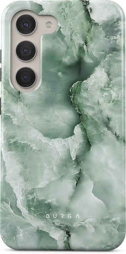 BURGA Telefoonhoesje voor Samsung Galaxy S23 - Schokbestendige Hardcase Hoesje - Pistachio Cheesecake