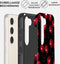 BURGA Telefoonhoesje voor Samsung Galaxy S23 - Schokbestendige Hardcase Hoesje - Cherrybomb