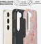 BURGA Telefoonhoesje voor Samsung Galaxy S23 - Schokbestendige Hardcase Hoesje - Golden Coral