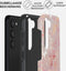 BURGA Telefoonhoesje voor Samsung Galaxy S23 - Schokbestendige Hardcase Hoesje - Golden Coral