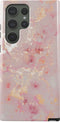BURGA Telefoonhoesje voor Samsung Galaxy S23 Ultra - Schokbestendige Hardcase Hoesje - Golden Coral