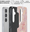 BURGA Telefoonhoesje voor Samsung Galaxy S24 Plus - Schokbestendige Hardcase Hoesje - Golden Coral