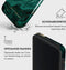 BURGA Telefoonhoesje voor Samsung Galaxy S24 - Schokbestendige Hardcase Hoesje - Emerald Pool