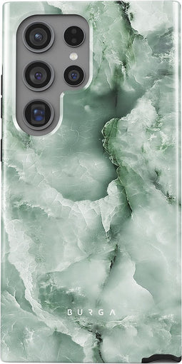 BURGA Telefoonhoesje voor Samsung Galaxy S24 Ultra - Schokbestendige Hardcase Hoesje - Pistachio Cheesecake