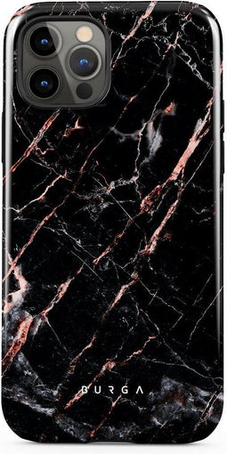Burga Tough Case Apple iPhone 12/12 Pro Rose Gold Marble