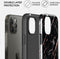 Burga Tough Case Apple iPhone 12/12 Pro Rose Gold Marble