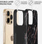 Burga Tough Case Apple iPhone 13 Pro Rose Gold Marble