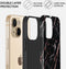Burga Tough Case Apple iPhone 13 Rose Gold Marble