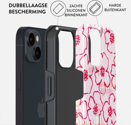 Burga Tough Case Apple iPhone 14 - Flower Girl