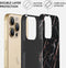 Burga Tough Case Apple iPhone 14 Pro - Rose - Goud Marble