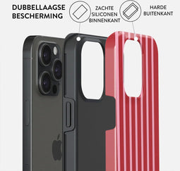 Burga Tough Case Apple iPhone 15 Pro - Strawberry Jam