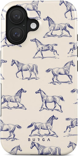 Burga Tough Case geschikt voor Apple iPhone 16 - Derby Race