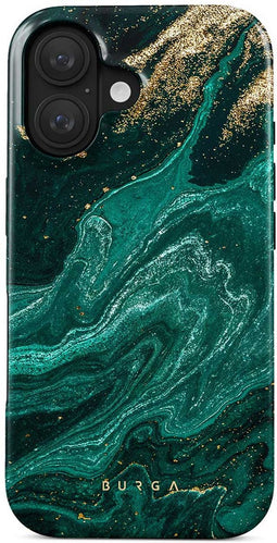 Burga Tough Case geschikt voor Apple iPhone 16 Plus - Emerald Pool