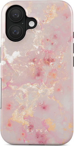 Burga Tough Case geschikt voor Apple iPhone 16 Plus - Gouden Coral