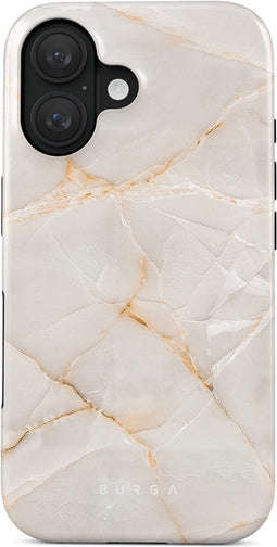 Burga Tough Case geschikt voor Apple iPhone 16 Plus - Vanilla Sand