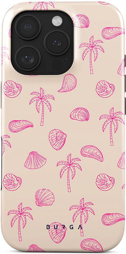 Burga Tough Case geschikt voor Apple iPhone 16 Pro - Beach Please