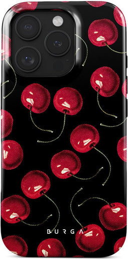 Burga Tough Case geschikt voor Apple iPhone 16 Pro - Cherrybomb
