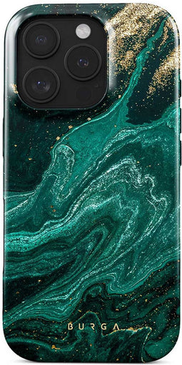 Burga Tough Case geschikt voor Apple iPhone 16 Pro Max - Emerald Pool