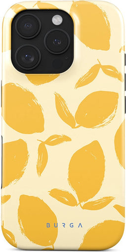 Burga Tough Case geschikt voor Apple iPhone 16 Pro Max - Lemon Tart
