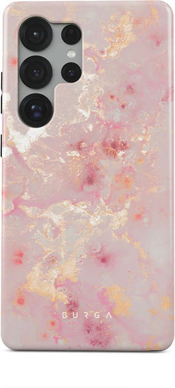 Burga Tough Case geschikt voor Samsung Galaxy S25 Ultra - Gouden Coral