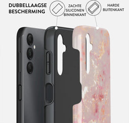Burga Tough Case Samsung Galaxy A25 - Gouden Coral