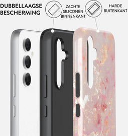 Burga Tough Case Samsung Galaxy A55 5G - Gouden Coral