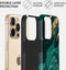Burga Tough Telefoonhoesje geschikt voor Apple iPhone 13 Pro Shockproof Hardcase Hoesje - Emerald Pool