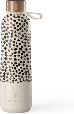 Burga Waterfles - Drinkfles - Dubbelwandig geïsoleerd RVS - Krasbestendig - Lekvrij - Almond Latte