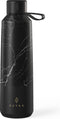 Burga Waterfles / Drinkfles - Isolerend - RVS - Black Marble