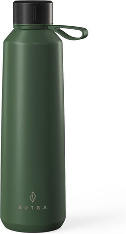 Burga Waterfles / Drinkfles - Isolerend - RVS - Khaki
