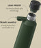 Burga Waterfles / Drinkfles - Isolerend - RVS - Khaki
