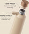 Burga Waterfles / Drinkfles - Isolerend - RVS - Tan