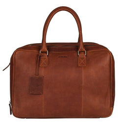 Burkely Antique Avery Unisex Laptoptas 15.6'' - Cognac
