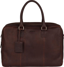 Burkely Antique Avery Unisex Schoudertas 15,6'' Laptoptas - Bruin