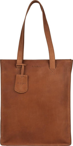 Burkely Michelle Dames Shopper Laptoptas 13,3'' - Cognac