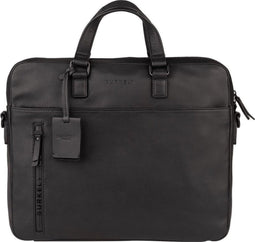 Burkely Rain Riley Unisex Laptoptas 15,6" - Zwart