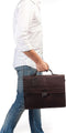 Burkely Vintage Dean Briefcase 3-Comp - Aktetas - Bruin