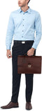 Burkely Vintage Dean Briefcase 3-Comp - Aktetas - Bruin