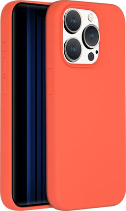 Accezz iPhone 15 Pro - Liquid Silicone Backcover - Schokabsorberend - Oranje