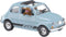 Busch - 1/87 FIAT 500 MIT FAHRER UND HUND 1965 (2/23) * - modelbouwsets, hobbybouwspeelgoed voor kinderen, modelverf en accessoires