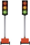 Busch - 2 Baustellenampeln H0 (Bu5451)