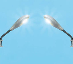 Busch - 2 Wandlampen (Lbl) H0 (Bu4153)