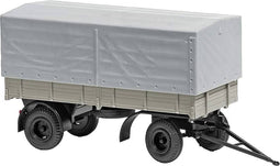 Busch 53351 H0 Landbouwmachine IFA HL 80 grijs met huif