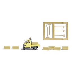 Busch 7934 H0 Landbouwmachine Piaggio Hooitransport